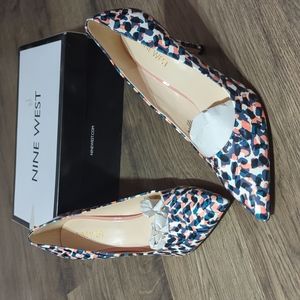 New Nine West Abstract Heels